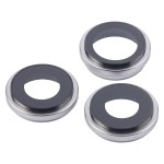 Camera Lens Glass With Frame For Apple Iphone 16 Pro Max White By - Maxbhi Com