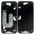 Lcd Frame Middle Chassis For Apple Iphone 16 Plus Black By - Maxbhi Com
