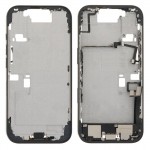 Lcd Frame Middle Chassis For Apple Iphone 16 Pro Black By - Maxbhi Com