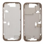 Lcd Frame Middle Chassis For Apple Iphone 16 Pro Gold By - Maxbhi Com