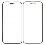 Replacement Front Glass For Apple Iphone 16 Plus Black By - Maxbhi Com