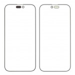 Replacement Front Glass For Apple Iphone 16 Pro Silver By - Maxbhi Com