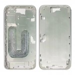 Lcd Frame Middle Chassis For Apple Iphone 16 White By - Maxbhi Com