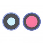 Camera Lens Glass With Frame For Apple Iphone 16 Plus Blue By - Maxbhi Com