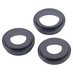 Camera Lens Glass With Frame For Apple Iphone 16 Pro Black By - Maxbhi Com