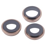 Camera Lens Glass With Frame For Apple Iphone 16 Pro Gold By - Maxbhi Com