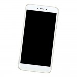 Camera Lens Glass with Frame for Xiaomi Redmi 4 (China) White