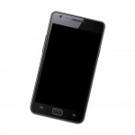 Camera Lens Glass with Frame for Samsung Galaxy S II I9103 Black