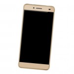 Camera Lens Glass with Frame for QMobile Noir S4 Black