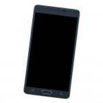 Camera Lens Glass with Frame for Samsung Galaxy Note 4 (USA) Black