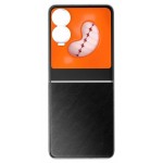 Back Panel Cover For Infinix Zero Flip 5g Black - Maxbhi Com