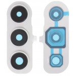 Camera Lens Glass With Frame For Samsung Galaxy S24 Fe 5g White By - Maxbhi Com