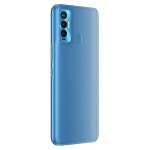 Back Panel Cover For Tecno Camon 18i Blue - Maxbhi Com