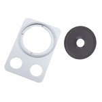 Camera Lens Glass With Frame For Doogee T30s White By - Maxbhi Com