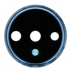 Camera Lens Glass With Frame For Oneplus 7t Blue By - Maxbhi Com