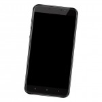 Camera Lens Glass with Frame for Oukitel U20 Plus Black