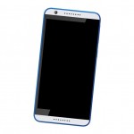Camera Lens Glass with Frame for HTC Desire 820 Blue