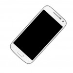 Camera Lens Glass with Frame for Samsung Galaxy S4 Mini Plus I9195I Black