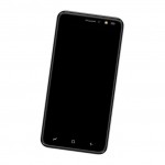 Camera Lens Glass with Frame for Intex Aqua Lions X1 Plus Champagne