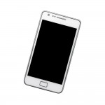Camera Lens Glass with Frame for Samsung Galaxy S2 Function Black