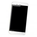 Camera Lens Glass with Frame for Intex Cloud N4 Plus White