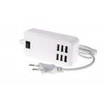 6 Port Multi USB HighQ Fast Charger for I-Mate Mobile PDA2k - Maxbhi.com