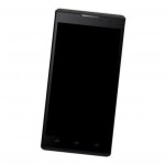 Camera Lens Glass with Frame for Intex Cloud String V2 Black