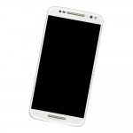 Camera Lens Glass with Frame for Motorola Moto X Style 32GB White
