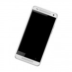 Camera Lens Glass with Frame for HTC One mini Blue