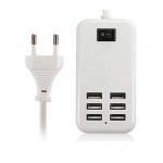 6 Port Multi USB HighQ Fast Charger for I-Mate Mobile PDA2 - Maxbhi.com