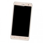 Camera Lens Glass with Frame for Intex Aqua S2 Silver