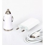 3 in 1 Charging Kit for A&K A600 with USB Wall Charger, Car Charger & USB Data Cable