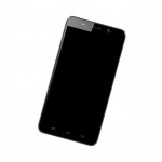 Camera Lens Glass with Frame for Micromax Q355 Black