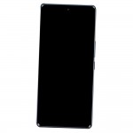 Camera Lens Glass with Frame for Lava Blaze Duo 5G Black