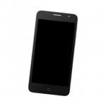 Camera Lens Glass with Frame for Alcatel Pop 4 Black