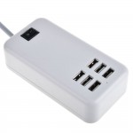 6 Port Multi USB HighQ Fast Charger for Celkon Millennia - Maxbhi.com