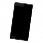 Camera Lens Glass with Frame for Wiko Ridge 4G Black
