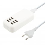 6 Port Multi USB HighQ Fast Charger for I-Mate Mobile SP5m - Maxbhi.com