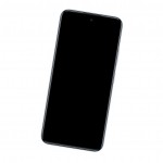 Camera Lens Glass with Frame for Itel A80 Black