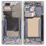 Lcd Frame Middle Chassis For Samsung Galaxy S25 Ultra Black By - Maxbhi Com
