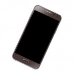 Camera Lens Glass with Frame for Samsung Galaxy E5 SM-E500F Brown