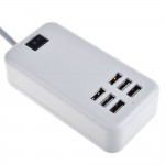 6 Port Multi USB HighQ Fast Charger for I-Mate Mobile JAQ3 - Maxbhi.com