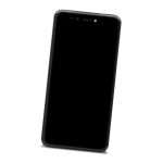 Camera Lens Glass with Frame for Wiko Upulse Black