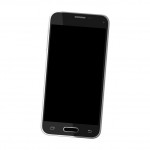 Camera Lens Glass with Frame for Samsung Galaxy S5 mini Duos Black