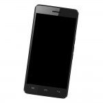 Camera Lens Glass with Frame for Wiko Highway 4G Black