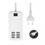 6 Port Multi USB HighQ Fast Charger for HTC Sprint Touch - Maxbhi.com