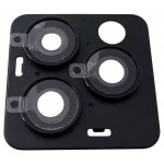 Camera Lens Glass With Frame For Ulefone Note 20 Pro Black By - Maxbhi Com