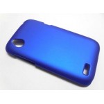 Back Case for HTC Desire X Dual SIM with dual SIM card slots - Blue