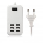 6 Port Multi Usb Highq Fast Charger For Tcl 50 Xe - Maxbhi Com