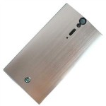 Back Cover for Sony Xperia LT26i - Silver